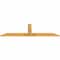Ekena Millwork Portland Rough Sawn Timber Gable Bracket, Western Red Cedar, 96"W x 28"H x 2"D x 6"F, 7/12 Pitch GBW096X28X0206POR00RWR - alternate 4